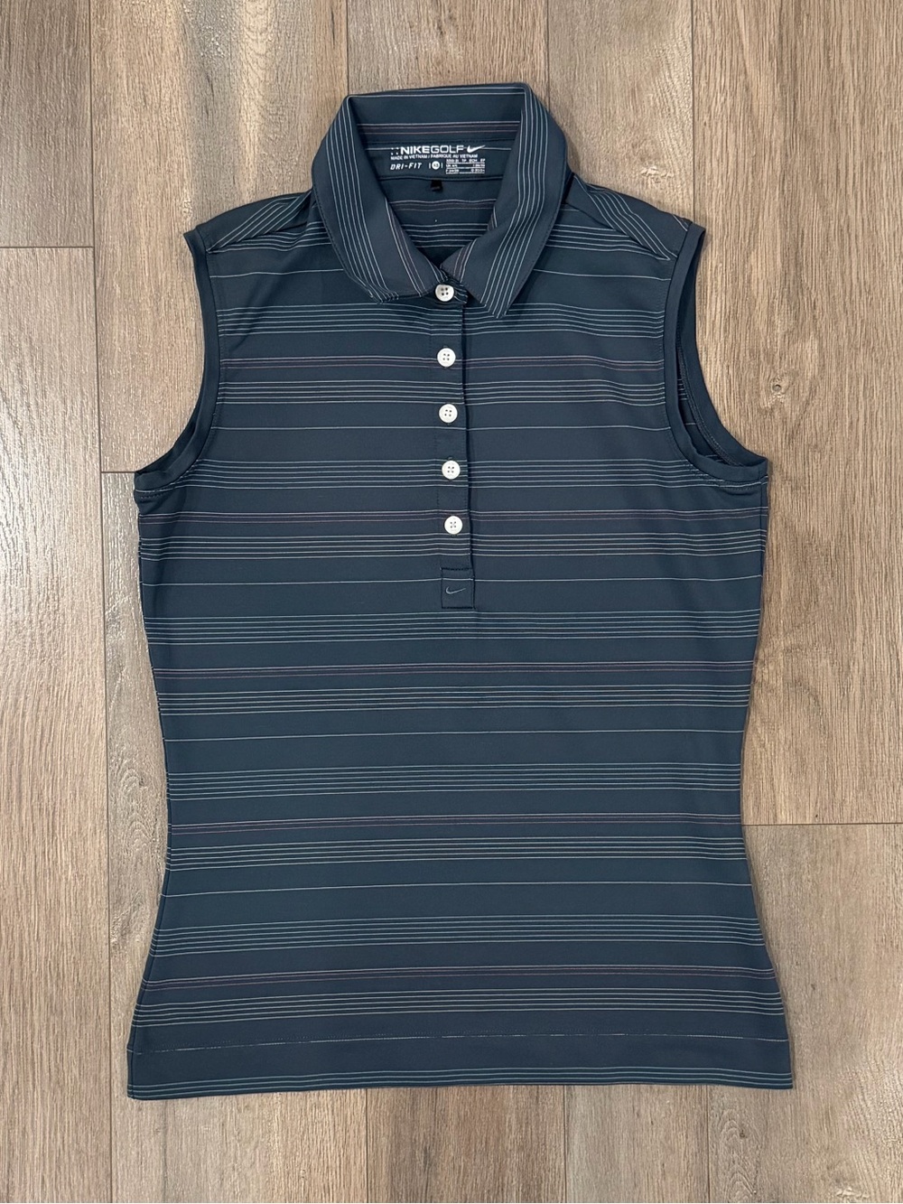 Nike Golf Striped Polo Tank Top